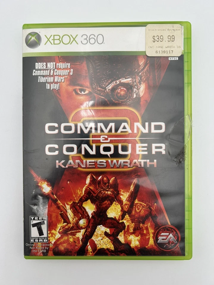 Command & Conquer 3 Kane's Wrath Xbox 360 2008 Complete CIB Tested Strategy VGUC - Image 4 of 4