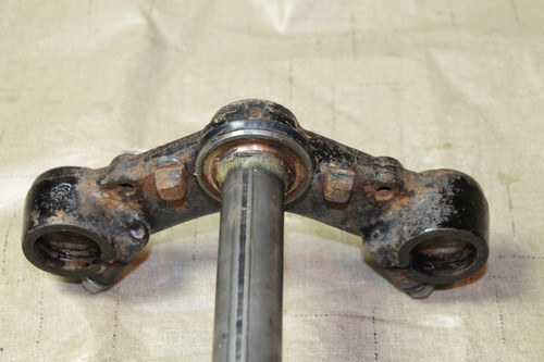 1971 Yamaha AT1 125 Triple Clamp Tree Steering Stem 248-23340-51-33 - Picture 6 of 7