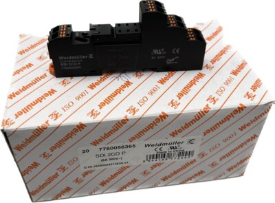 20x Weidmüller SDI 2CO Relaissockel (7760056365) (B x H) 15.8 mm x 80.2 mm