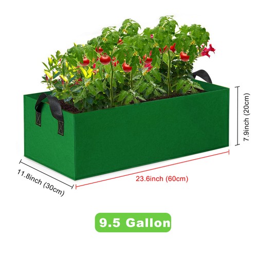 1-3Pack Plant Grow Bags Fabric Pot Nursery Soil Bag w/Handles Thickened Nonwoven - Picture 15 of 35
