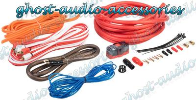 Vibe CL4AWK 2000W 4 AWG Stärke komplett Auto Audio Verstärker Amp Sub Kabelsatz