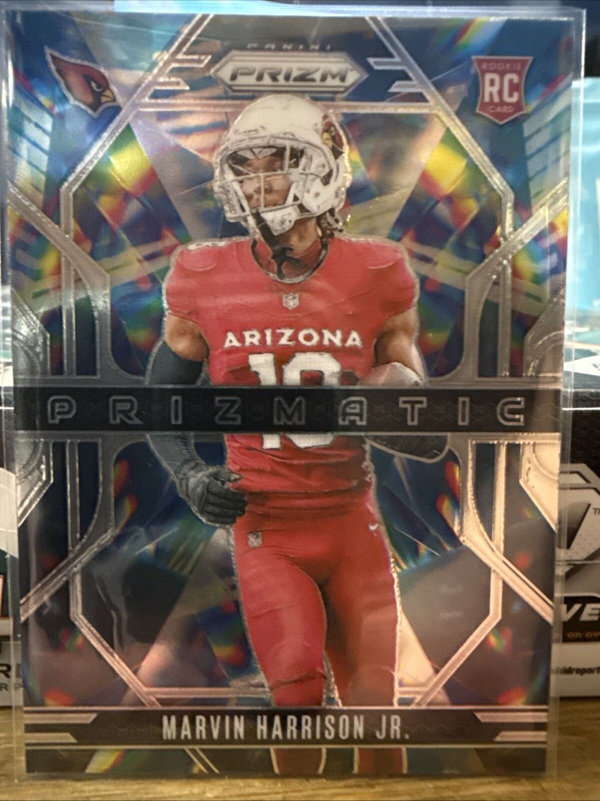 2024 Panini Prizm Marvin Harrison Jr RC Prizmatic Arizona Cardinals