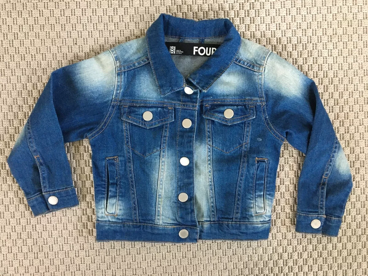 Cotton on kids denim jacket sales