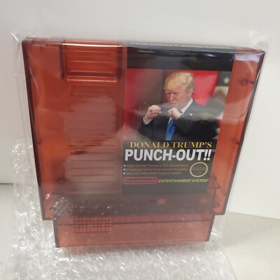 Custom Cart Platformer. Donold Trump Punch out Physical Cart Collector NTSC USA