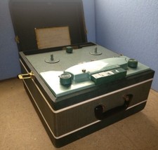 Vintage Rca Srt 401 Push Button Tape Recorder Victor Reel To Reel For Parts Only