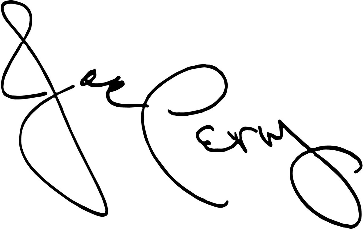 Joe Perry Autograph Signature VINYL DECAL STICKER Aerosmith