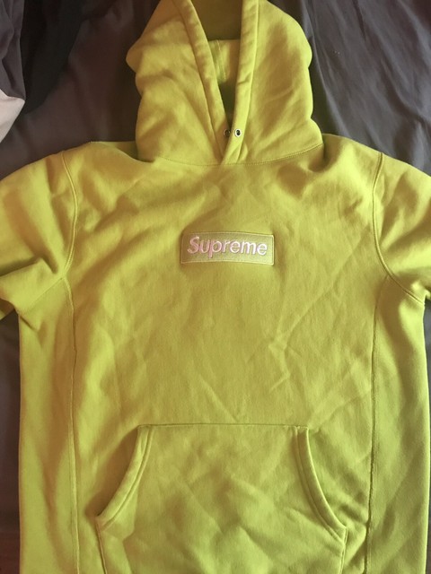 Supreme Green Box Logo Hoodie Sale 