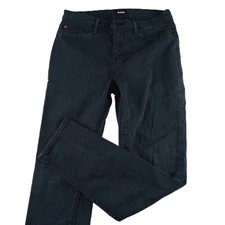 Hudson Women's Natalie Mid Rise Ankle Super Skinny Jeans Size 29 Black Wash