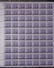 U.S.S.Briefmarke Postfrisch Blatt 70x 3cents #1105 1958 James Monroe