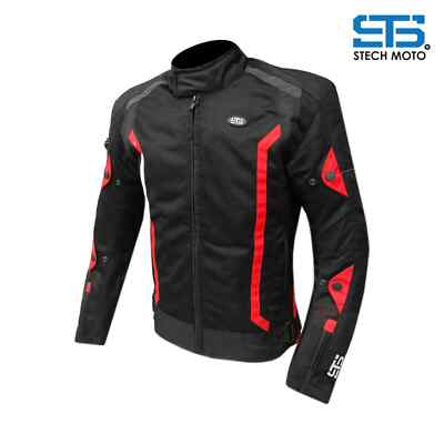 Giubbotto Moto Estivo Jet In Cordura 600D E Mesh, Con Protezioni CE Rimovibili E Inserti Riflettenti