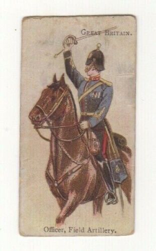 Wills Soldiers of the World 1903. Officer Filed Artillery, Great Britain - Photo 1/1