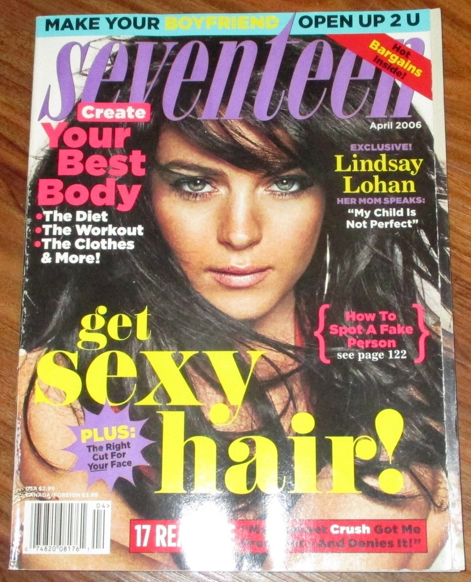 Seventeen Magazine April 2006 - Lindsay Lohan | eBay