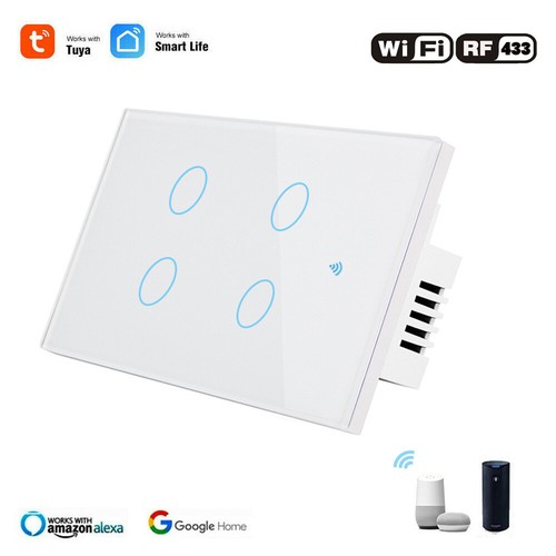 Smart Life WiFi Wall Light Touch Switch US Plug Wireless RF Remote for Alexa/APP - Picture 15 of 23