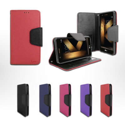 For LG K20 plus/Harmony/ K20V /Grace Leather Wallet Flip Folio Stand Case Cover