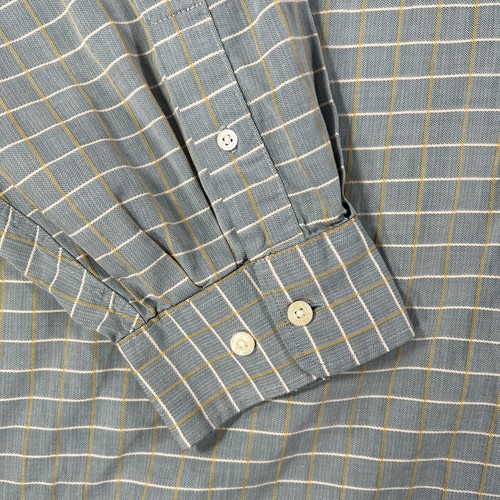 Cutter & Buck Shirt Mens 4XT Gray Check Long Sleeve Button Down Sharp Preppy - Picture 7 of 18
