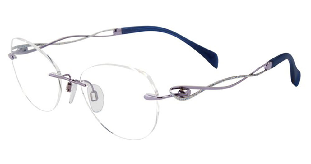 Женские очки Line Art XL2165 без оправы кошачий глаз 46290₽