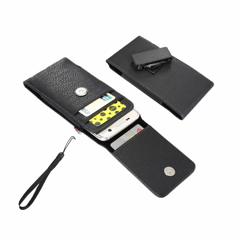 for HTC Windows Phone 8X Holster Case Belt Clip Rotary 360 with Card Holder a... - Image 3 of 4