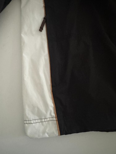 Timberline Vintage Men's Weather Gear Lined Windbreaker Jacket Black White XL - Picture 7 of 9