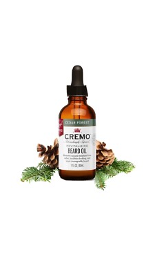 Cremo Revitalizing Beard Oil Softener 1oz Mint Blend Barber Grade NEW 