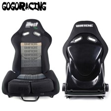 2x Bride Seats Low Max Racing Seats Gradation Adjustable Backrest Fpr W Rails