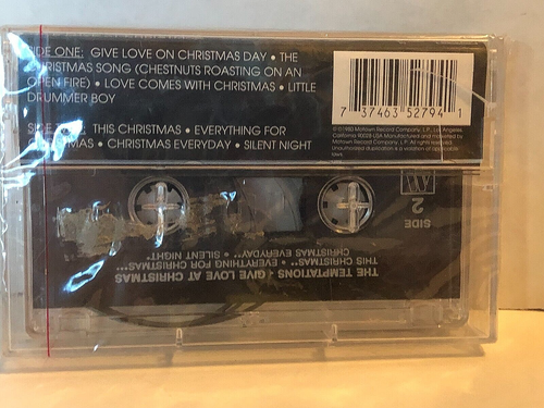 SEALED ! The Temptations Cassette Tape Give Love At Christmas, 3736352794, - Picture 2 of 2