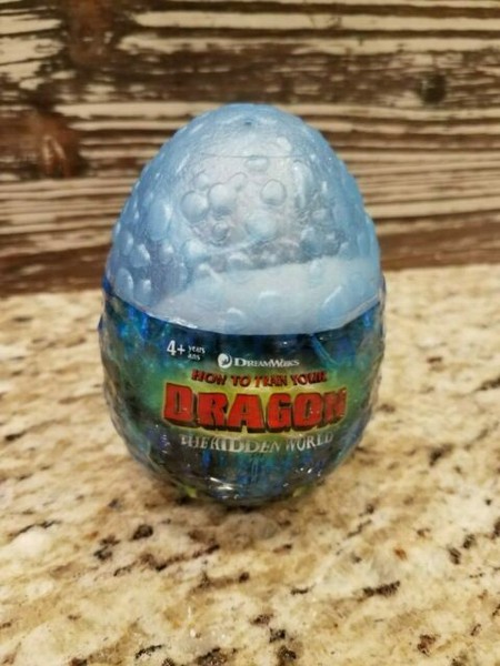 How To Train Your Dragon The Hidden World Egg Toothless Blue Egg 3 in Plushy NEW