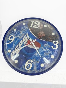 Pepsi Wall Clock Beach Style 1990s Soda Advertising Vintage Collectible