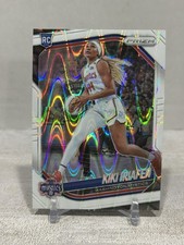 2025 WNBA Panini Prizm Kiki Iriafen # 72 White Seismic Wave Prizm (RC) Mystics