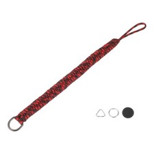 Adjustable Wrist Strap Paracord Camera Hand Wrist Straps Lanyard, Red/Black