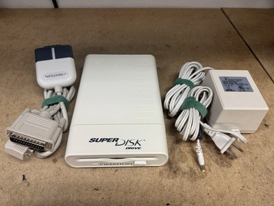 Imation SuperDisk 120MB Parallel Port Drive SD 120 PPD2 Untested