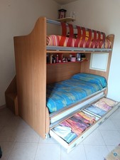 letto a ponte tre posti letto