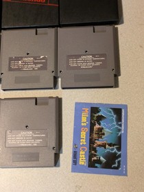 NES 5 Game Lot-Milon's Secret Castle, Mission Impossible, Gotcha, Double Dribble