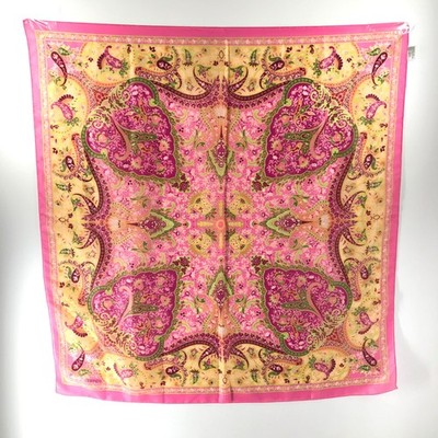 Esprit Tribe Paisley Print Polyester Shawl Scarf Pink 34''x34''