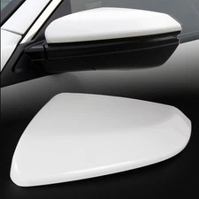 Driver Left Side Rearview Mirror Cap Cover White for HONDA CIVIC 2016-2021