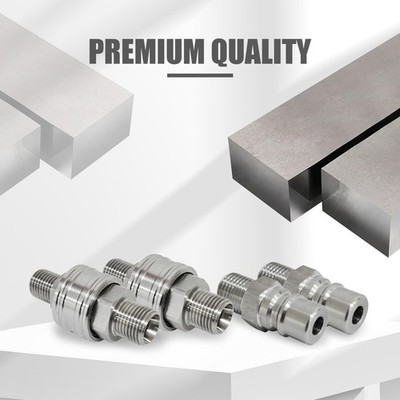 M16-M14 Hydraulic Attachment Fittings Quick Connect Adapters For Mini Excavator