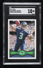 2012 Topps Russell Wilson (Stands in Background) #165 SGC 10 GEM ez6