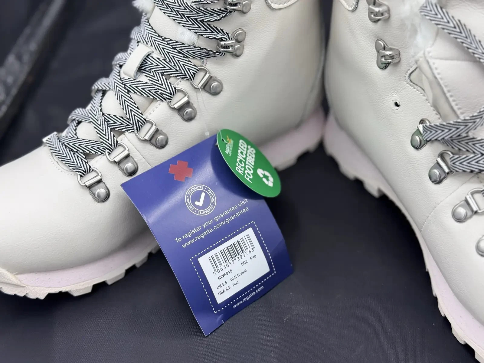 Regatta Christian Lacroix Brasol Faux Fur Hiking Boots Pearl UK6.5 EU40 BNWT image 5