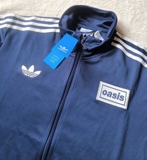 Adidas Oasis Tour Firebird Track Top, Blu Scuro, Taglia Media, Unisex