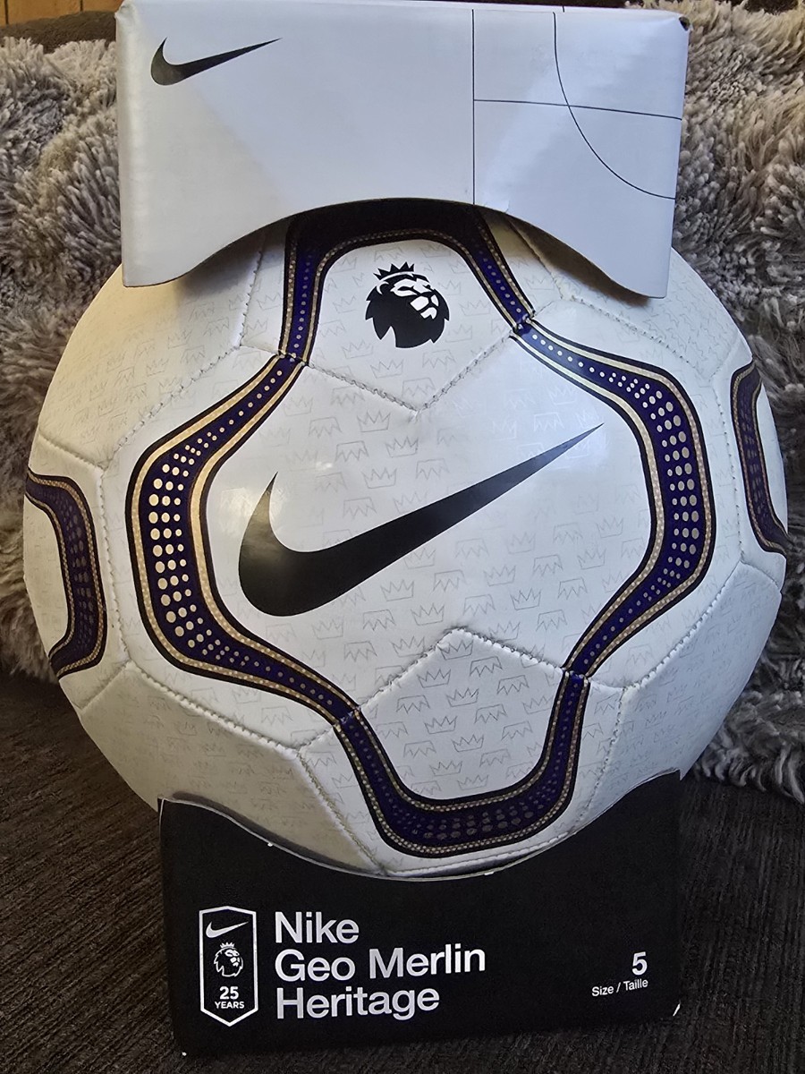 Nike Geo Merlin Heritage Premier League Size 5 Offical Match