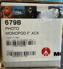 Manfrotto 679B Monopod 3-Section, Black, Aluminum New Unused