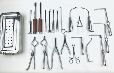 Maxillofacial Surgery Instruments Plastic Surgical Set Of 22 Pcs