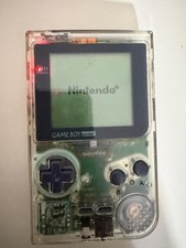 NINTENDO Gameboy Pocket Trasparente + Gioco Game & Watch Gallery 3 - FUNZIONANTE