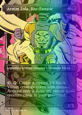 MTG Arnim Zola, Bio-Fanatic (319/499) Marvel Super Heroes NM FOIL