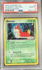 2006 Pokémon EX Legend Maker 70 Wurmple Reverse PSA 10 Gem Mint on eBay
