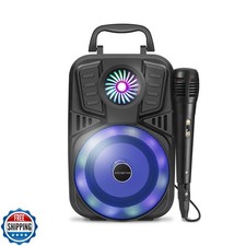 Singsation Karaoke Machine, 5.0 Portable Bluetooth 4" Speaker Dynamic Loudspe