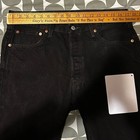 Levi’s 501 Black Jeans W35 L32 Button Fly Straight Leg Classic Fit