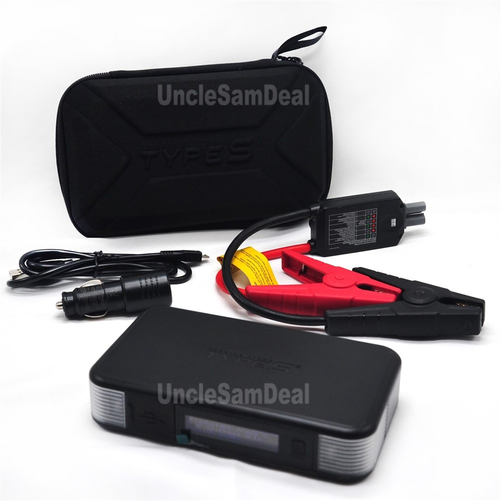 TYPE-S AC532632 PORTABLE 8000mAh POWER BANK CAR BATTERY JUMP