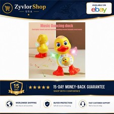 Dancing Duck Toy Musical Interactive Light-Up Battery Operated Kids Gift