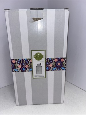 Scentsy BLESS THIS HOME Wax Warmer EUC  Rustic Primitive Decor 10'' Tall