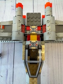 Lego #7142 ~ Star Wars X-Wing Fighter w/ Minifigs ~ No Box or Instruction Manual